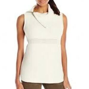 Elie Tahari Brighton Wool Cashmere Blend Sleeveless Sweater Turtleneck Sz XL GUC